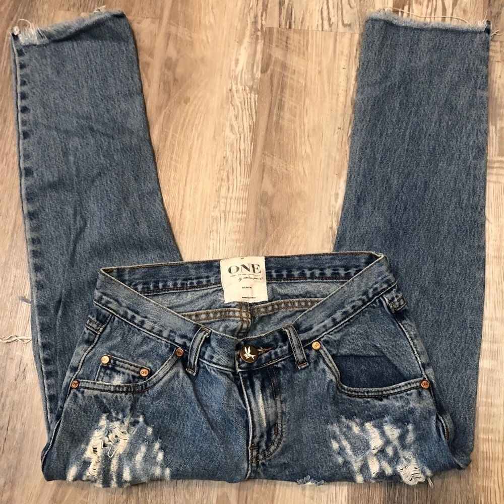 ONE TEASPOON Lonely Boys Distressed Jeans … - Picture 4 of 12
